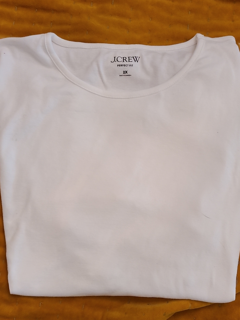 J.Crew White Short Sleeve Tee